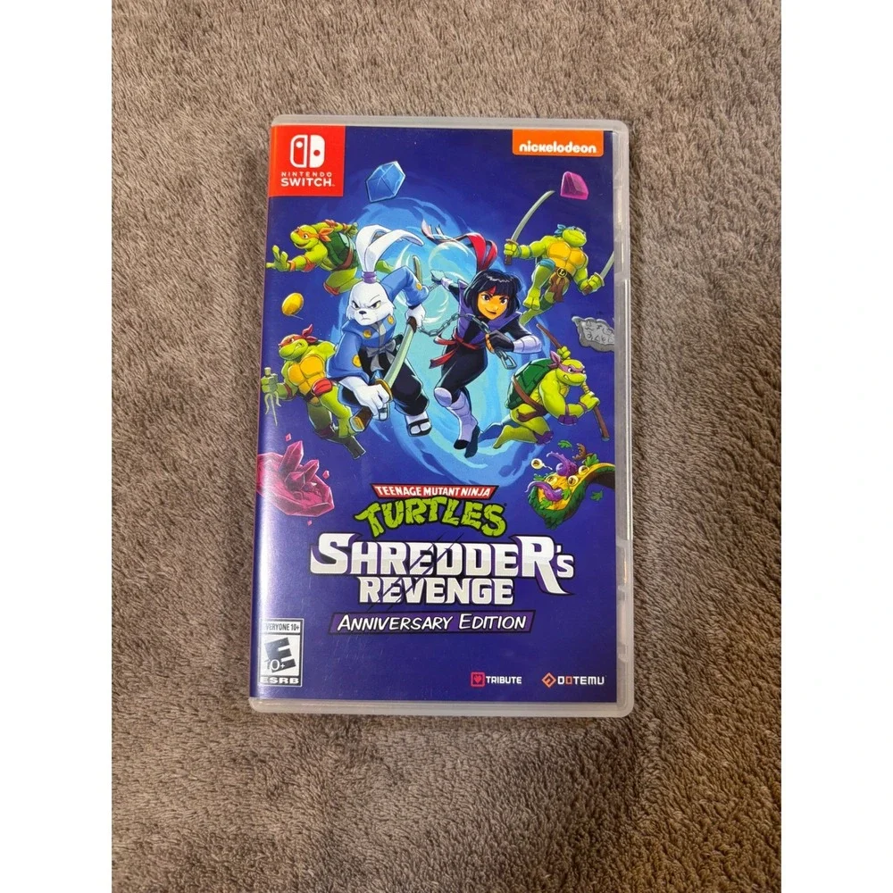 TMNT Shredders Revenge Anniversary Edition Nintendo Switch Game with Case